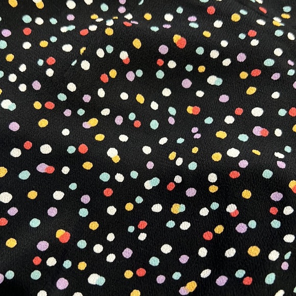 Reformation black polka dot Troppo mini dress - Picture 6 of 8